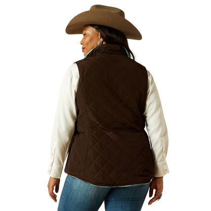Ariat Women's Dilon Insulated Reversible Vest - Mole