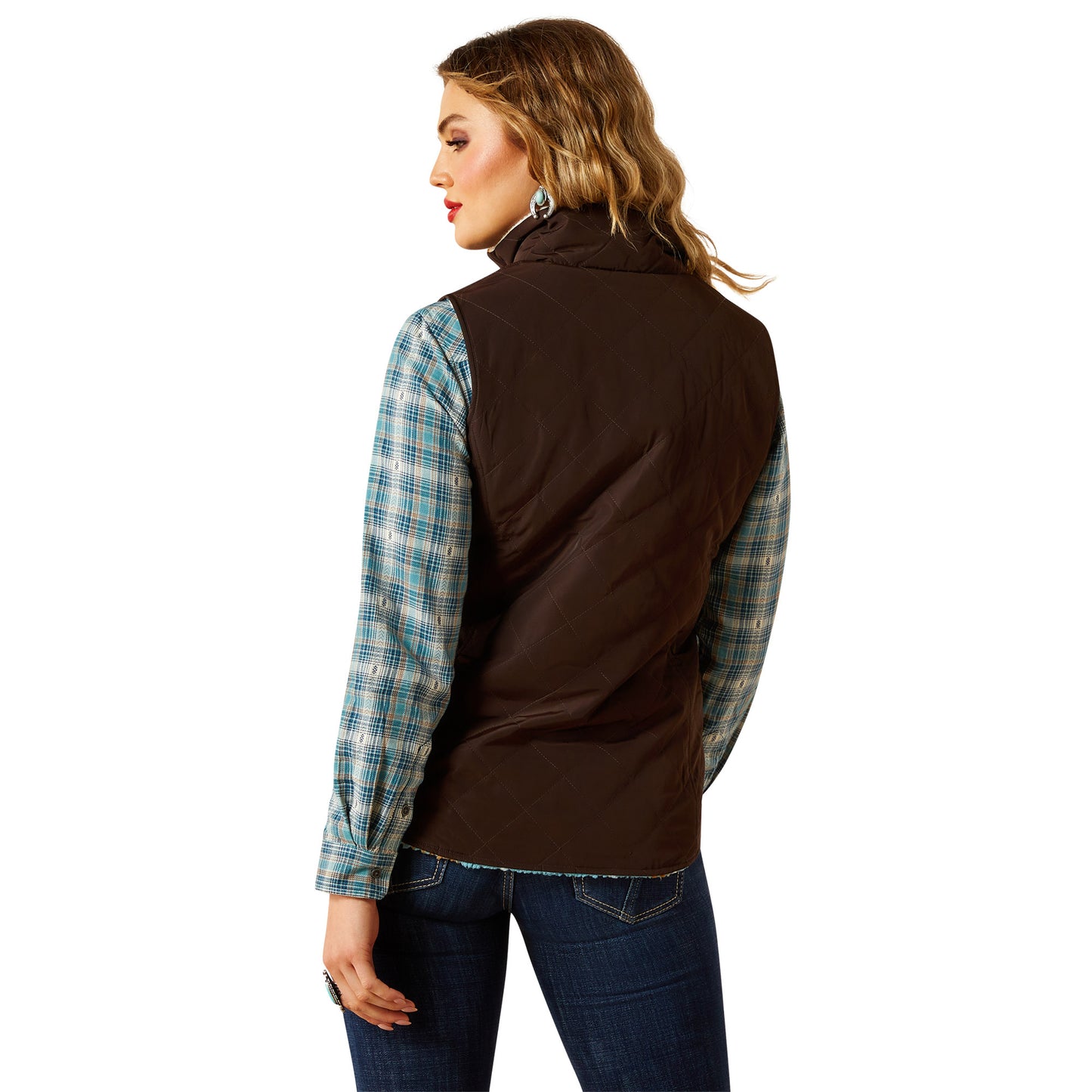 Ariat Women's Dilon Insulated Reversible Vest - Mole