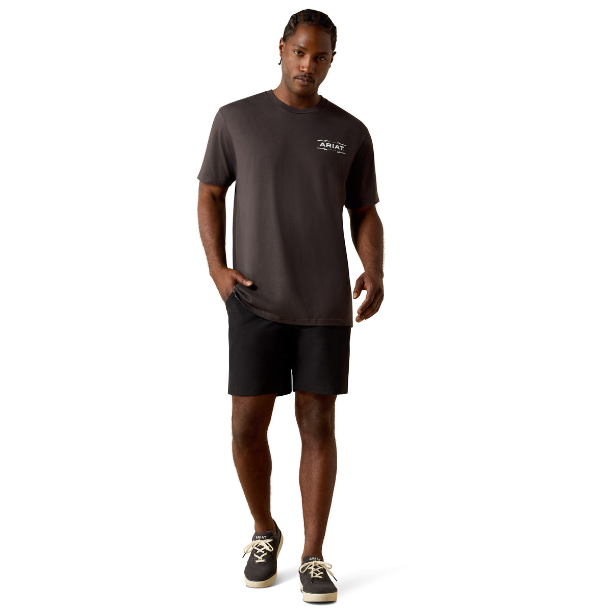 Ariat Men's Diamond Canyon T-shirt - Vintage Black