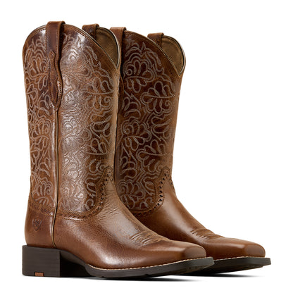 Ariat Women's Round Up Remuda Boot - Aged Tan