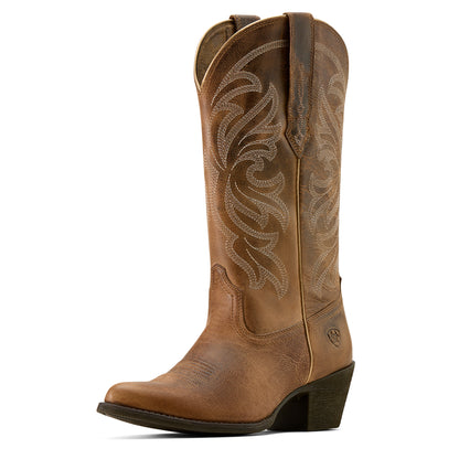 Ariat Womens Heritage J Toe Stretch fit Boot - Mesa Tan