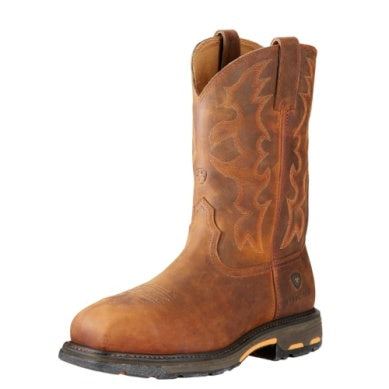 Ariat Mens Workhog Wide Square Toe Steel Toe Work Boot