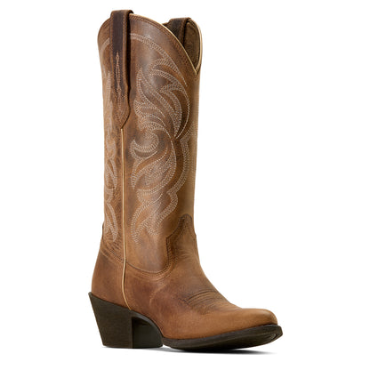 Ariat Womens Heritage J Toe Stretch fit Boot - Mesa Tan
