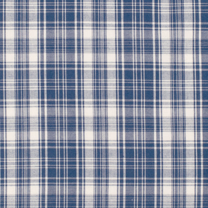 Just Country Boy's Brayden Half Button Workshirt - Royal Blue & White Plaid