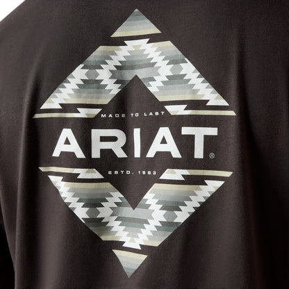 Ariat Men's Diamond Canyon T-shirt - Vintage Black