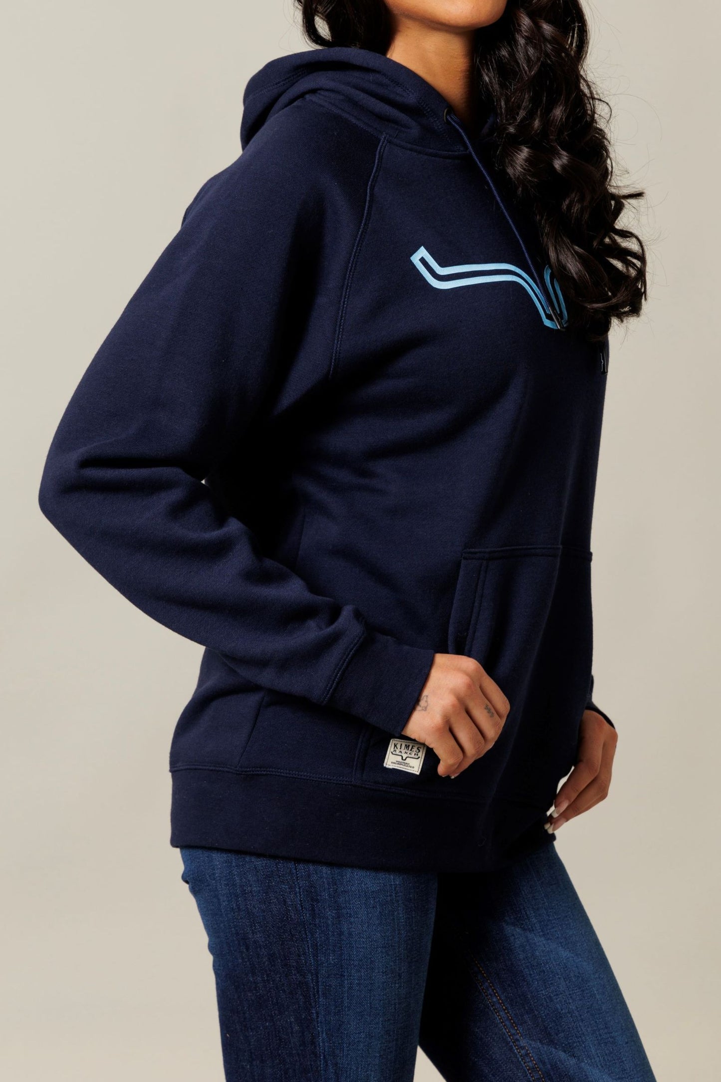 Kimes Ranch Womens Outlier Hoodie -Navy