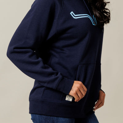 Kimes Ranch Womens Outlier Hoodie -Navy