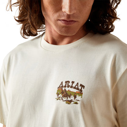 Ariat Men's Pulp Western Short Sleeve Tee - Turtledove