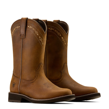 Ariat Women's Kearney Round Toe Western Boot - Distressed Brown