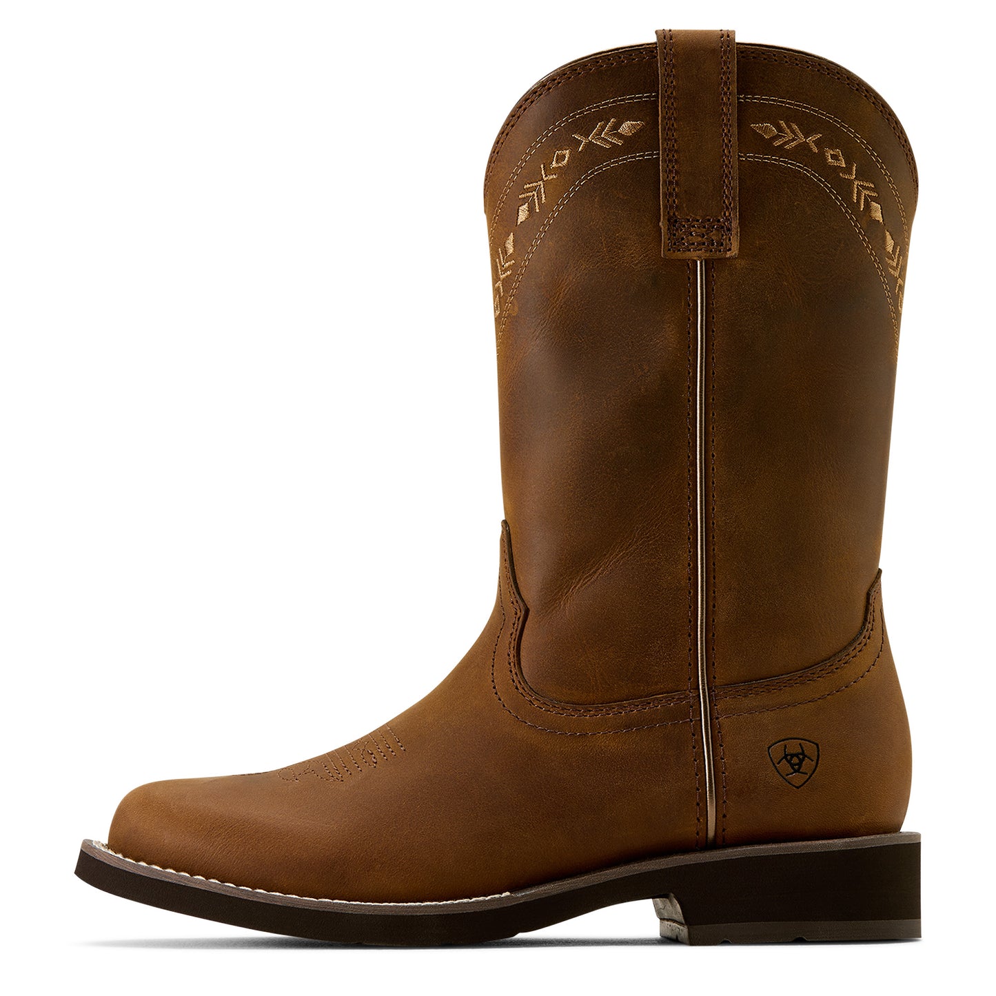 Ariat Women's Kearney Round Toe Western Boot - Distressed Brown