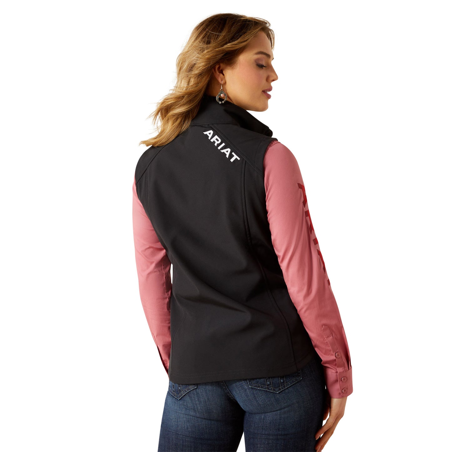 Ariat Women's Logo Softshell Vest - Black