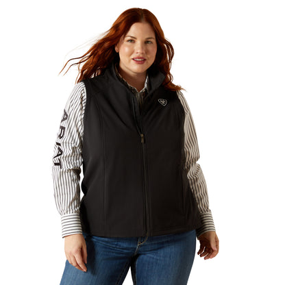 Ariat Women's Logo Softshell Vest - Black