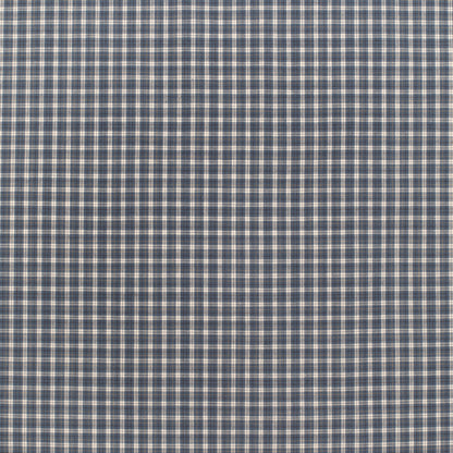 Just Country Boy's Brayden Half Button Workshirt - Denim Blue & White Check