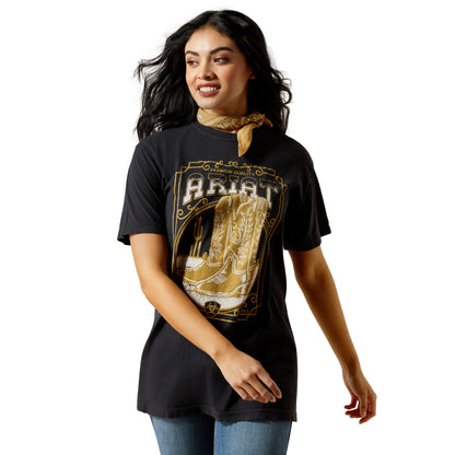 Ariat Women's Boot Cloche Tee - Vintage Black
