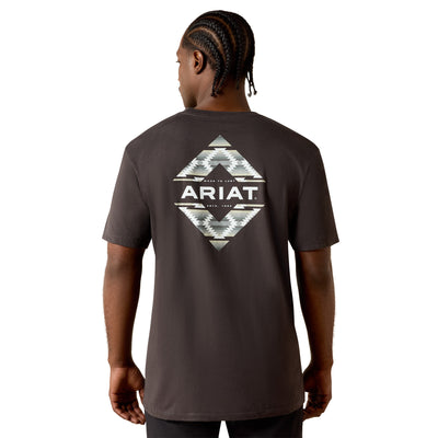 Ariat Men's Diamond Canyon T-shirt - Vintage Black