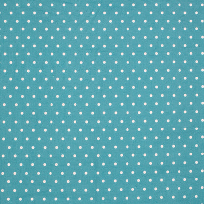 Just Country Carlee Doubled Sided Scarf - Bay Teal Spots / Deep Ultramarine Blue Spots