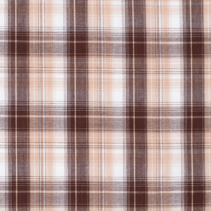 Just Country Men's Austin Full Button Workshirt -Tan, Chocolate & White Plaid