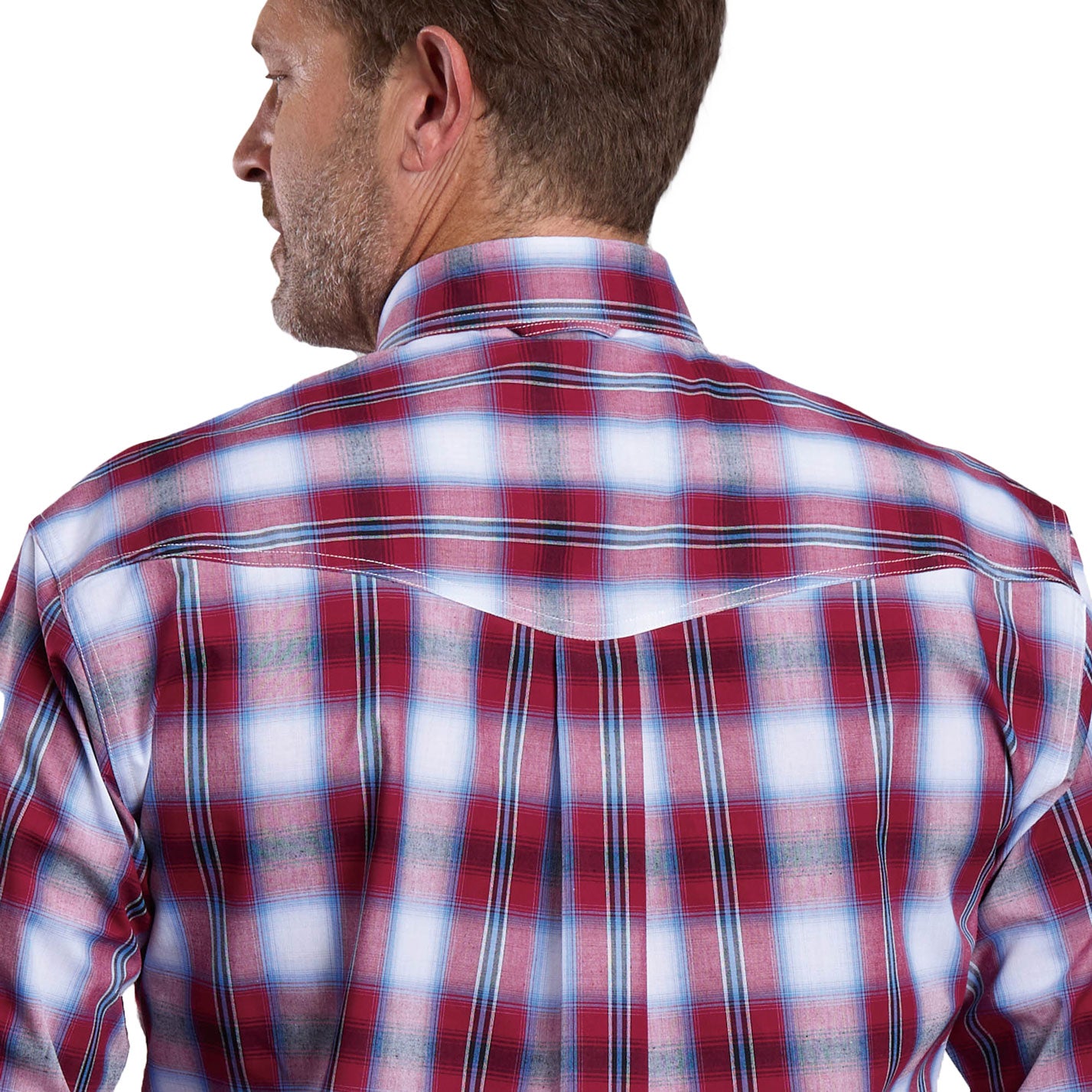 Roper Men's Amarillo Collection Long Sleeve Shirt Plaid Red 03-001-0378-4055