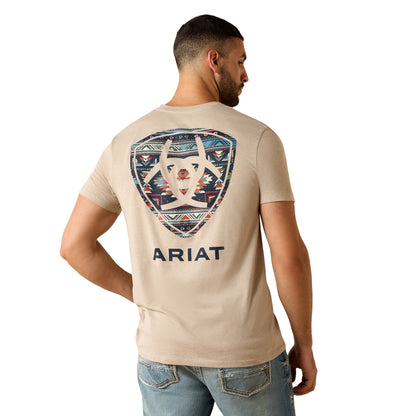 Ariat Men's Sandstone Shield T-shirt - Brindle Heather
