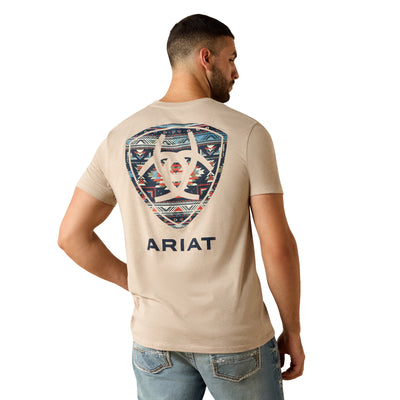 Ariat Men's Sandstone Shield T-shirt - Brindle Heather