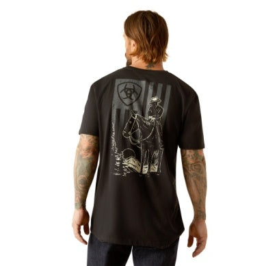 Ariat Mens Big Sky Freedom Tshirt - Black