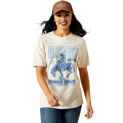 Ariat Women's Retro Block Poster Tee - Natural