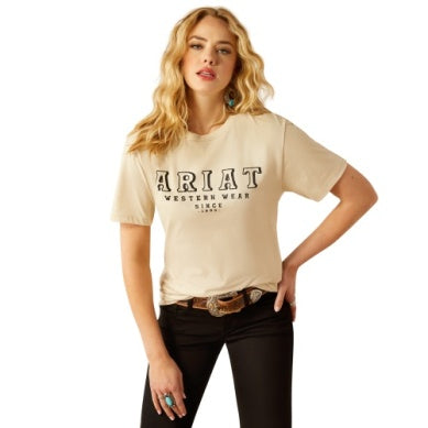 Ariat Women's Western Wear Tee - Natural