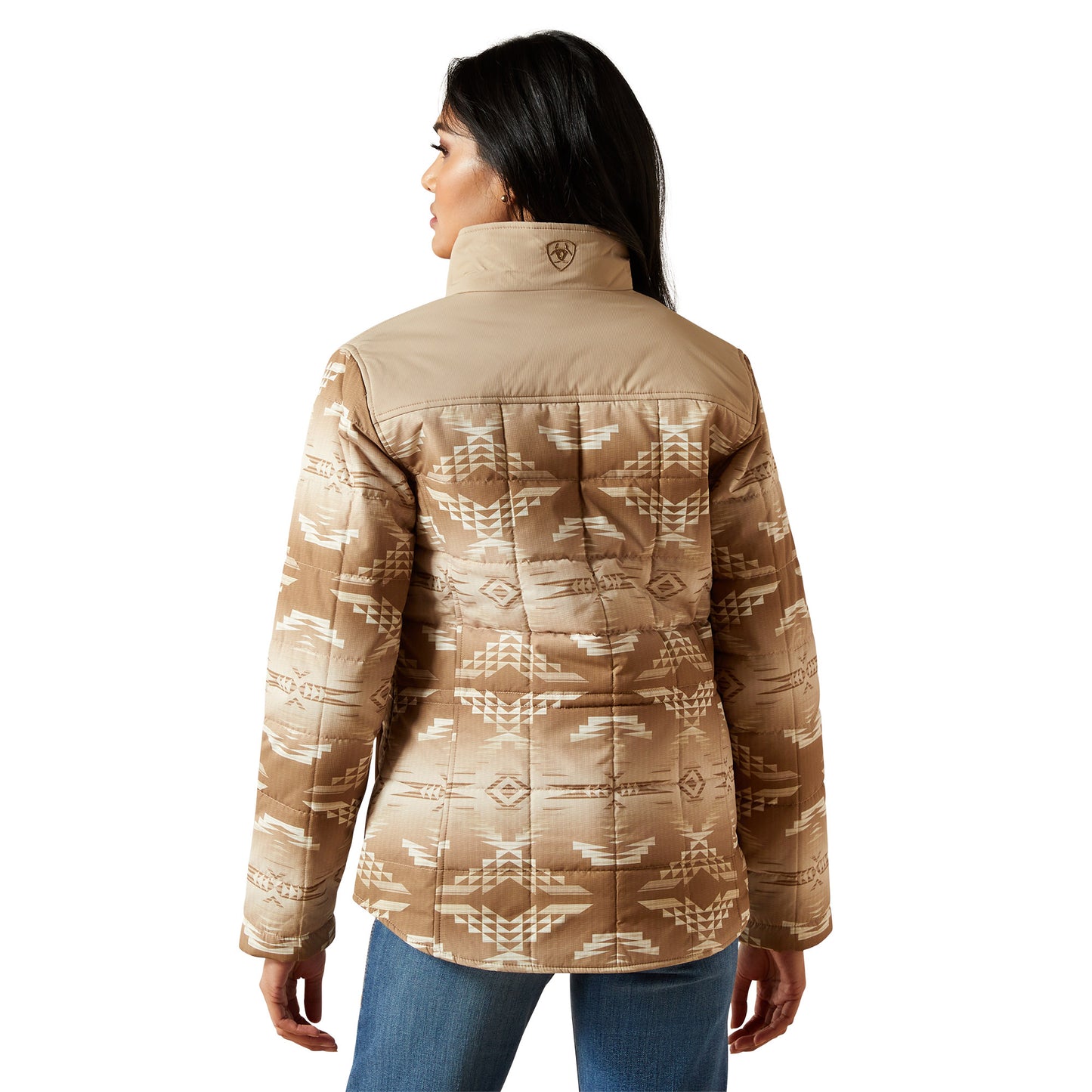 Ariat Women's Crius Insulated Jacket - Savannah Tan With Dune Print