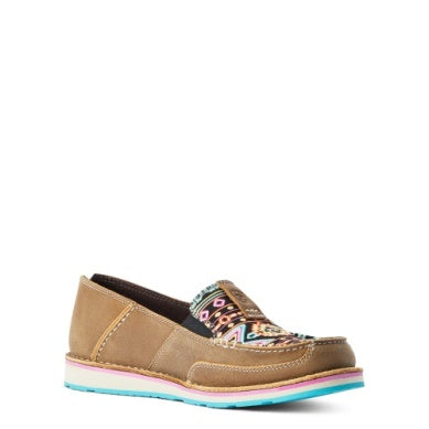 Ariat Wmns Cruisers Brown Bomber/ Neon Lights