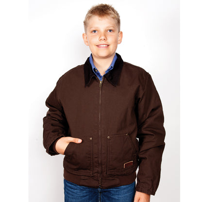 Just Country Kids- Junior Diamantina Jacket - Chocolate