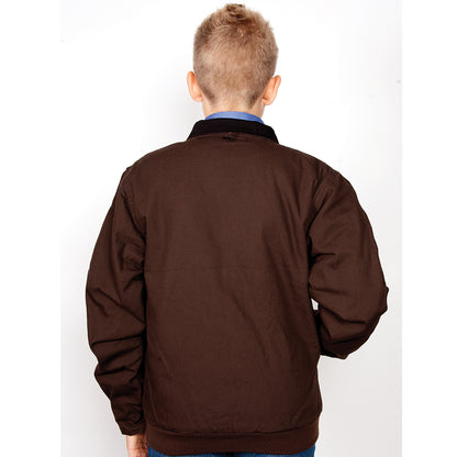 Just Country Kids- Junior Diamantina Jacket - Chocolate