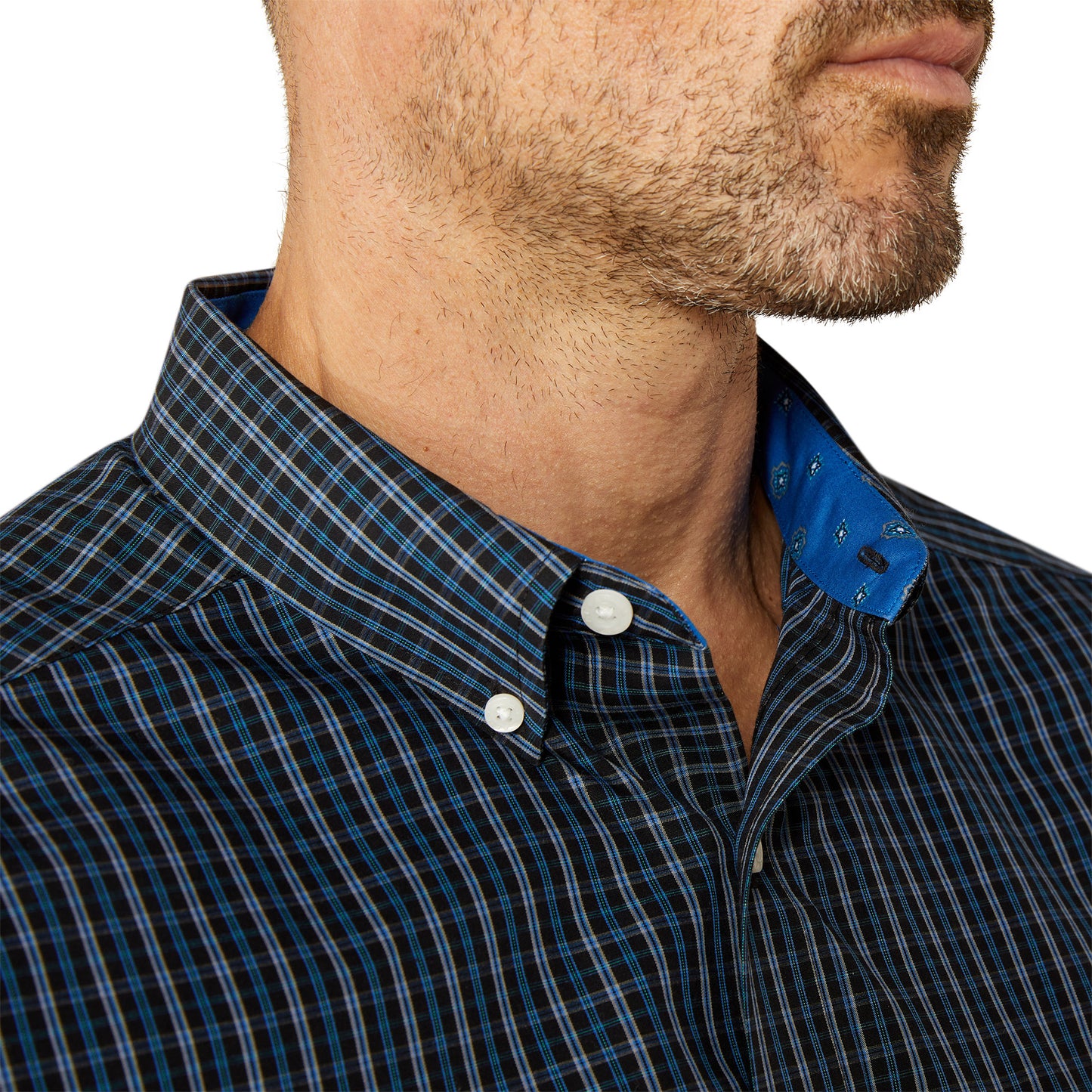 Ariat Mens Wrinkle Free Carlos Long Sleeve Shirt - Black