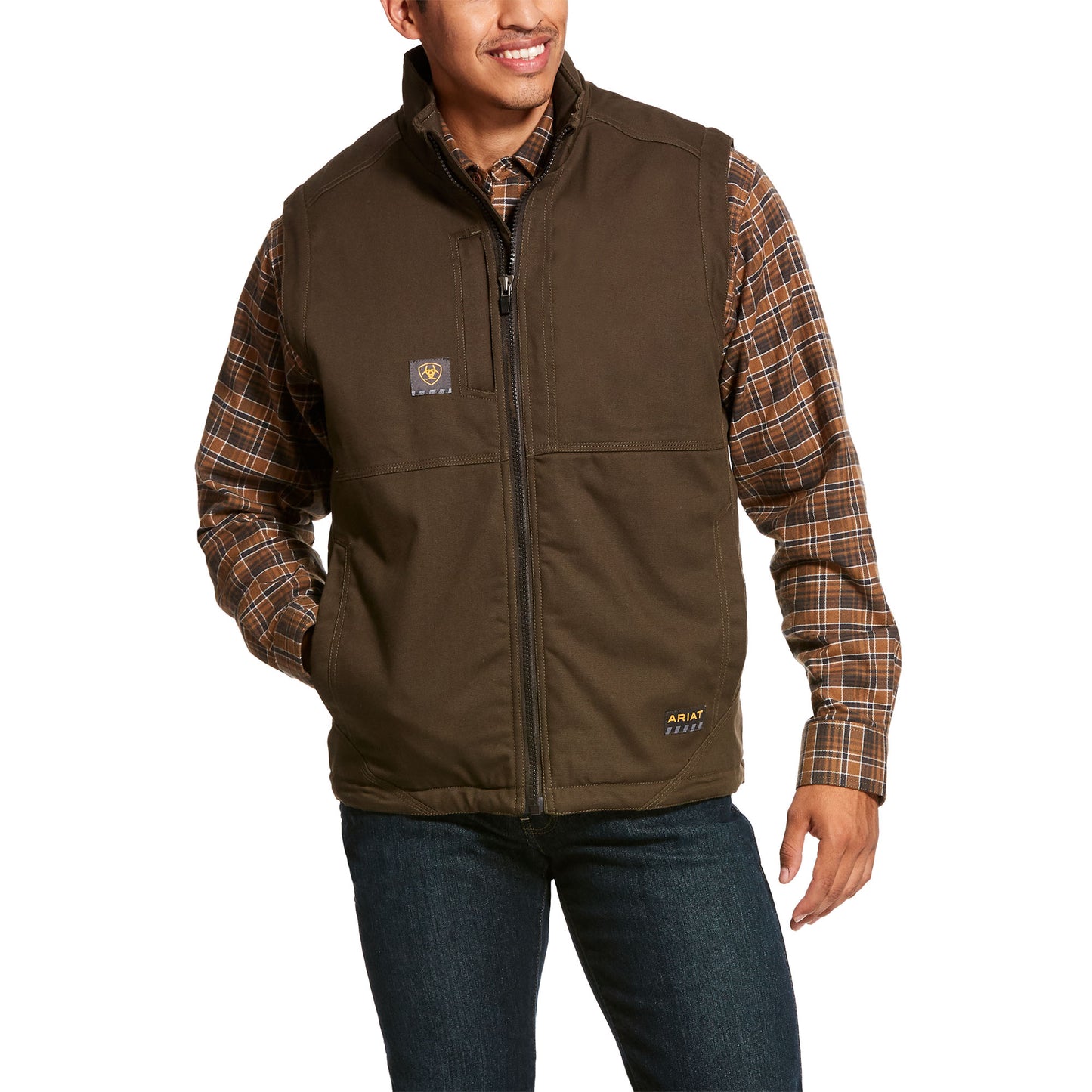 Ariat Men's Rebar Duracanvas Vest  - Wren