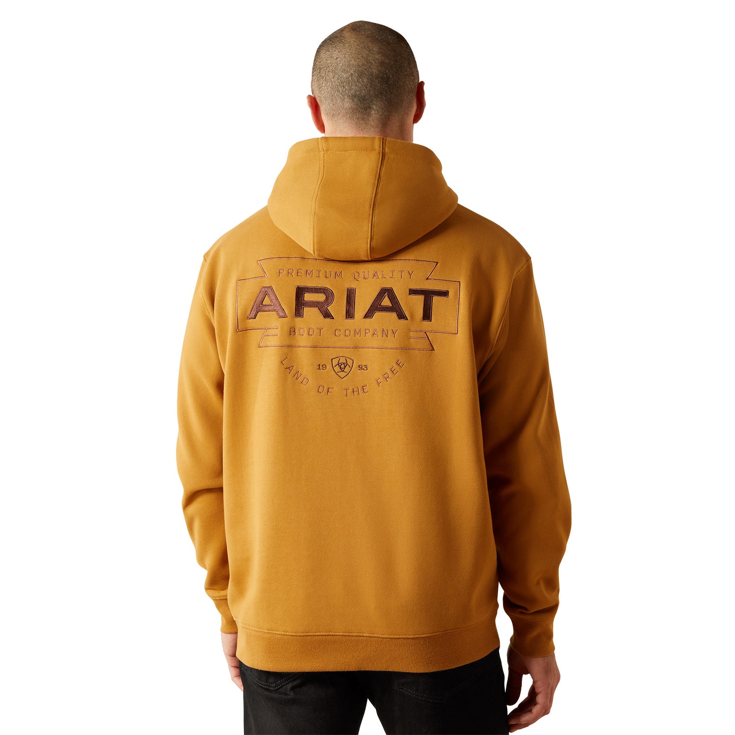Ariat Men's Southwest Simple Buckle Hoodie - Bone Brown