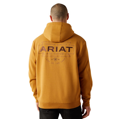 Ariat Men's Southwest Simple Buckle Hoodie - Bone Brown