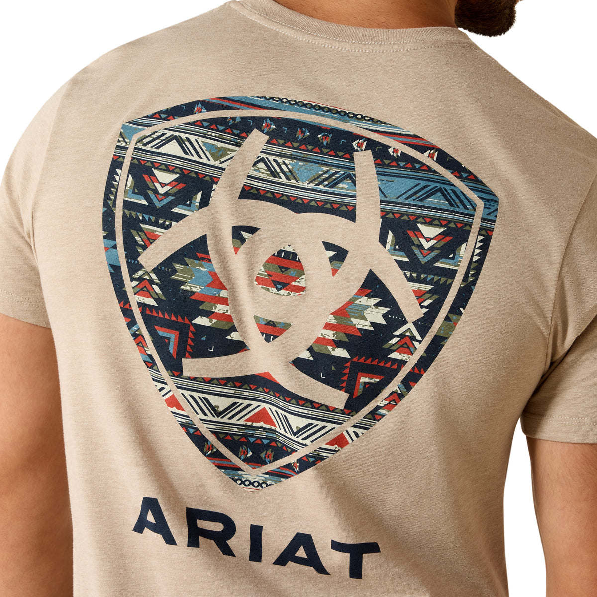 Ariat Men's Sandstone Shield T-shirt - Brindle Heather