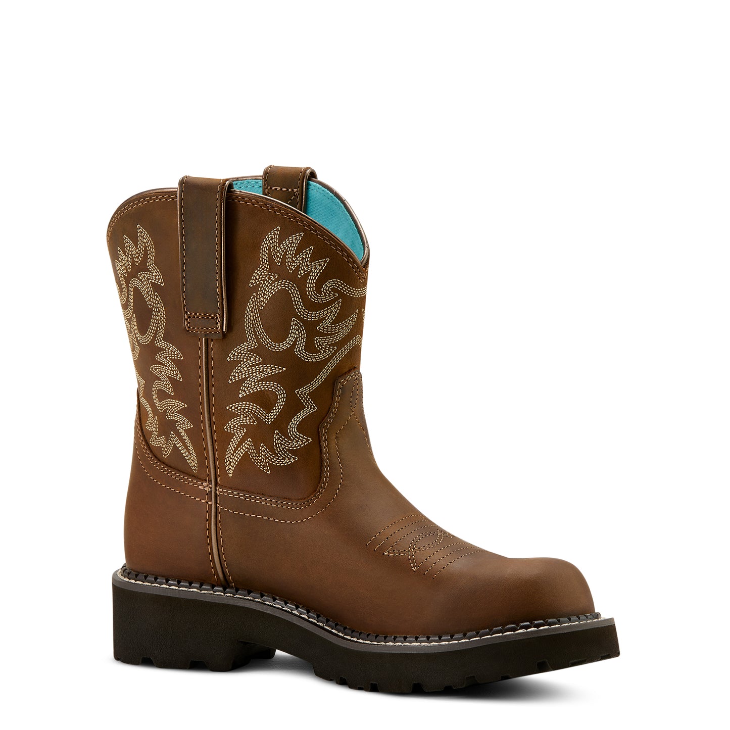 Ariat Womens Fat Baby Western Boot - Sassy Brown