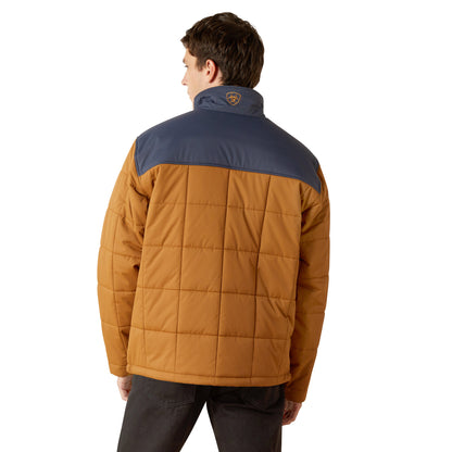 Ariat Men's Crius Insulated Jacket -  Blue Nights/ Almond Khaki