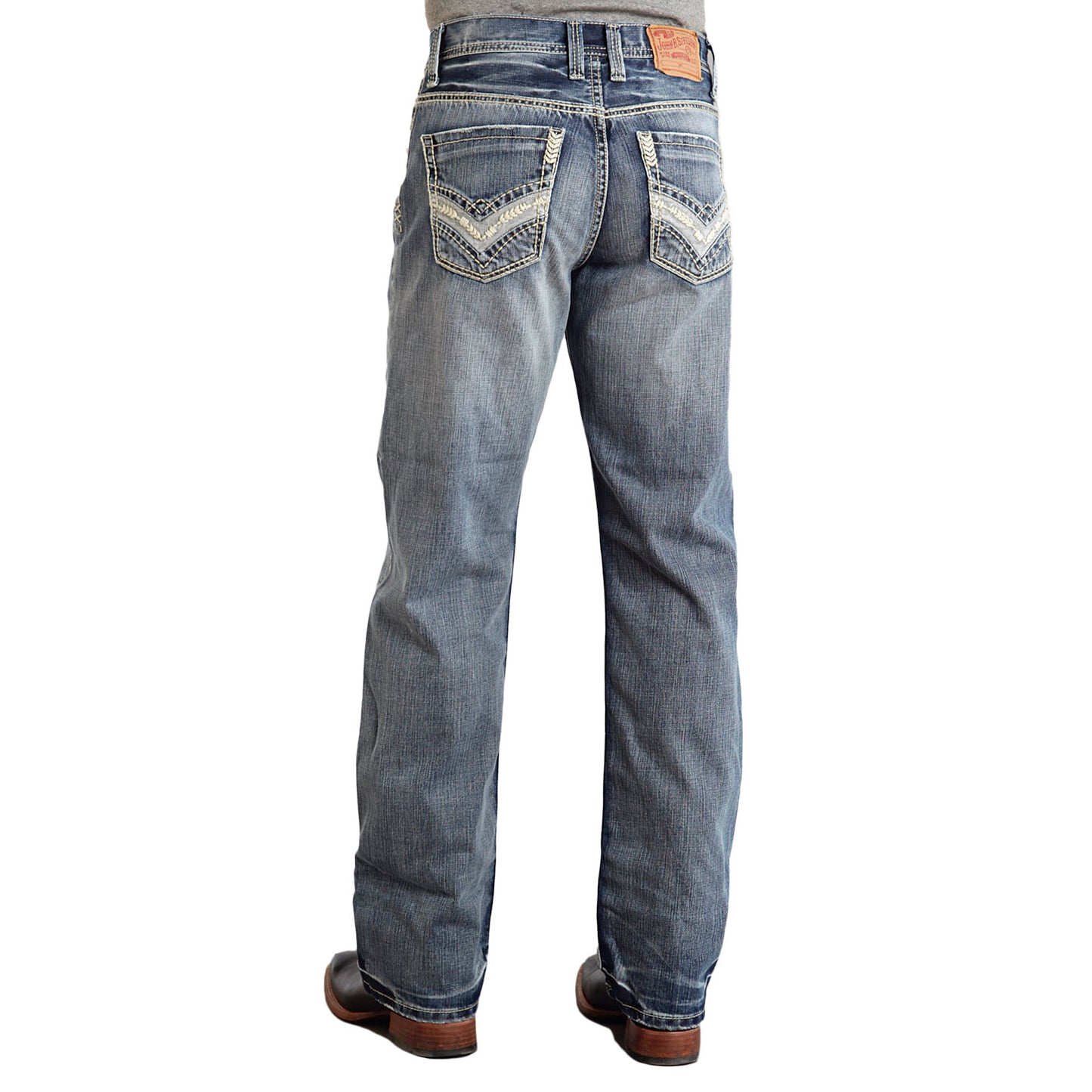 Stetson Men's jeans 1312 Pieced Pocket - Blue