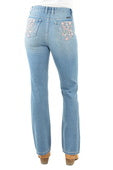 PURE WESTERN WMNS FLORA HI RISE B/CUT JEAN 32' LEG