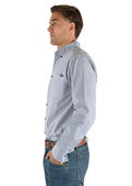 WRANGLER MENS MEADOW PRINT BUTTON L/S SHIRT
