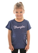 WRANGLER GIRLS LOGO TEE