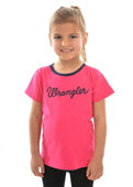 WRANGLER GIRLS LOGO TEE