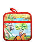 THOMAS COOK FARM FRIENDS OVEN MITT POT HOLDER SET