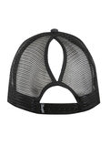 WRANGLER HEART HIGH PONYTAIL TRUCKER CAP