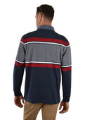 THOMAS COOK MENS CLIFTON STRIPE RUGBY