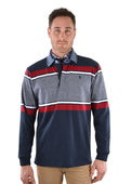 THOMAS COOK MENS CLIFTON STRIPE RUGBY