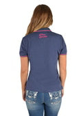 PURE WESTERN WMNS AGGIE POLO