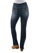PURE WESTERN WMNS BRADY HIGH WAISTED BOOT CUT JEAN 34"