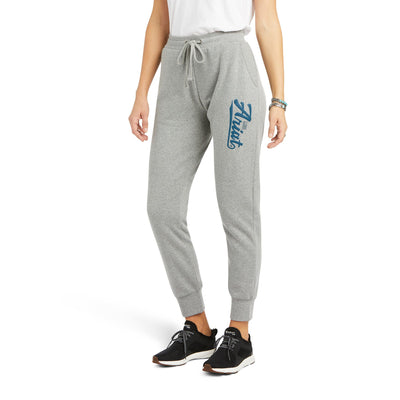 ARIAT WMNS REAL ARIAT JOGGER SWEATPANTS HEATHER GREY